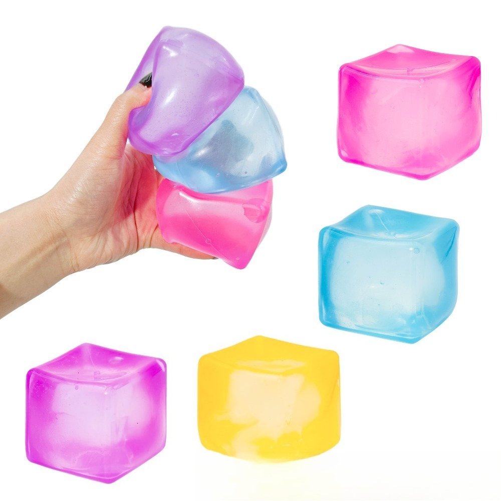 Kids Toys Easter - Squishy Ice Cube Fidget Toys, Stress