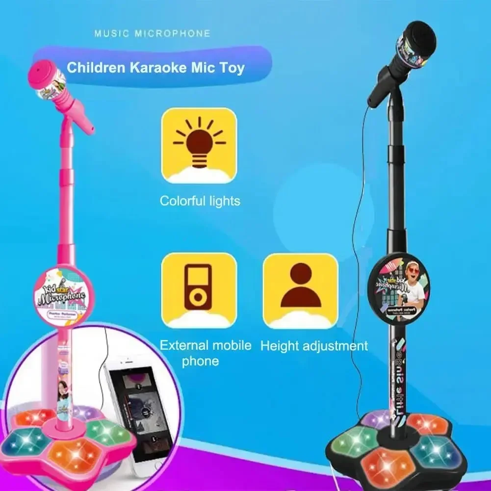 Kids Microphone Karaoke - Kids Microphone with Stand Karaoke Song