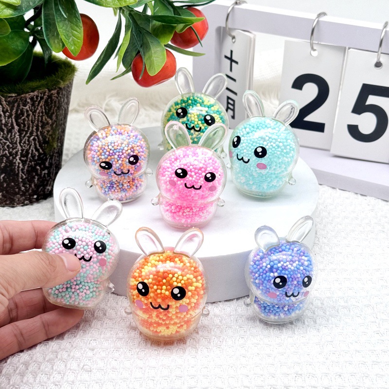 Kids Toys Easter - 3PCS Squishy Bunny Stress Balls with