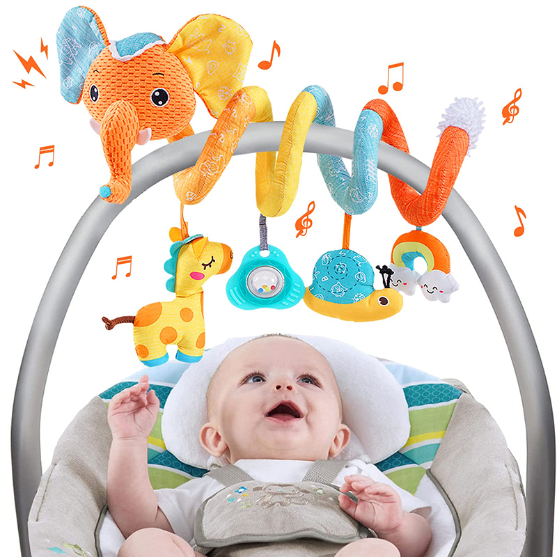 Kids Toys Elephant - Car Seat Toys Infant Color Elephant