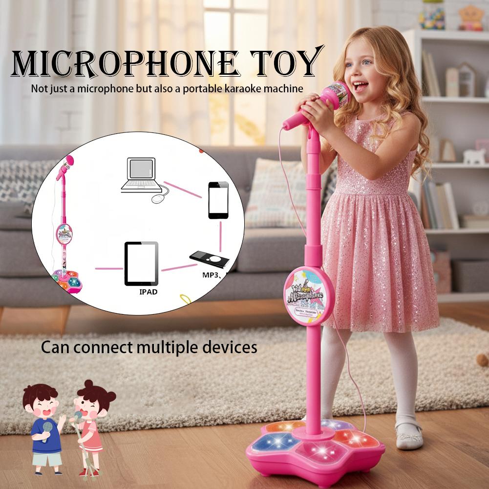 Kids Microphone Karaoke - Kids Microphone with Stand Karaoke Song