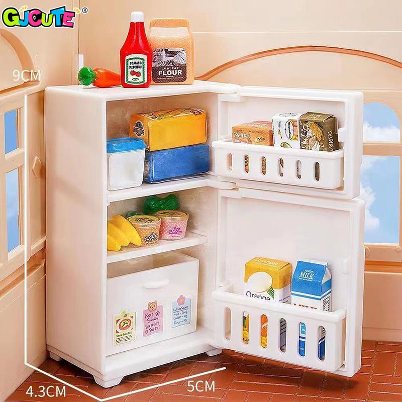 1/12 Mini Dollhouse White Refr - Kids Toys Kitchen recension och pris