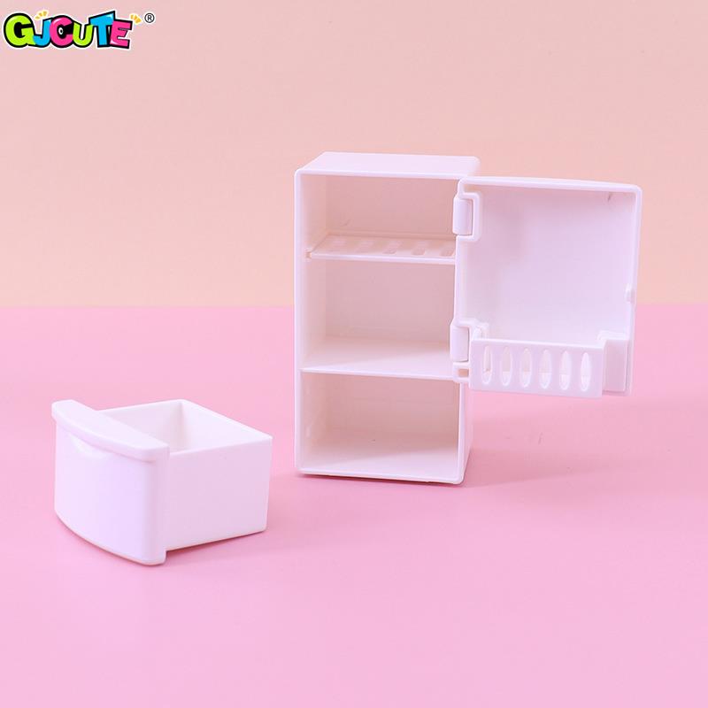 1/12 Mini Dollhouse White Refr - Kids Toys Kitchen recension och pris