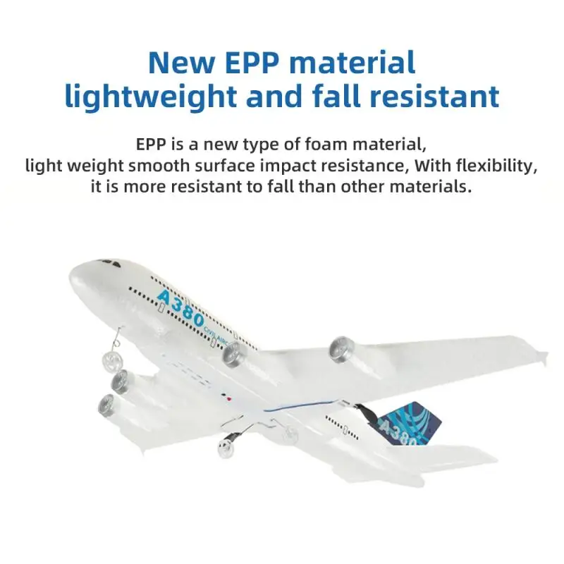 2.4G RC A380 Foam Airplane Gyr - Kid Toys And More recension och pris