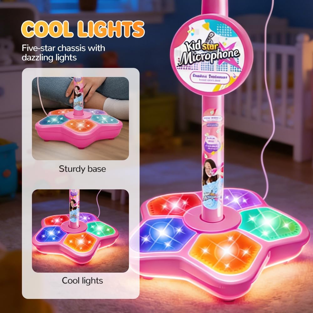 Kids Microphone Stand Toy Port - Kids Microphone Karaoke recension och pris