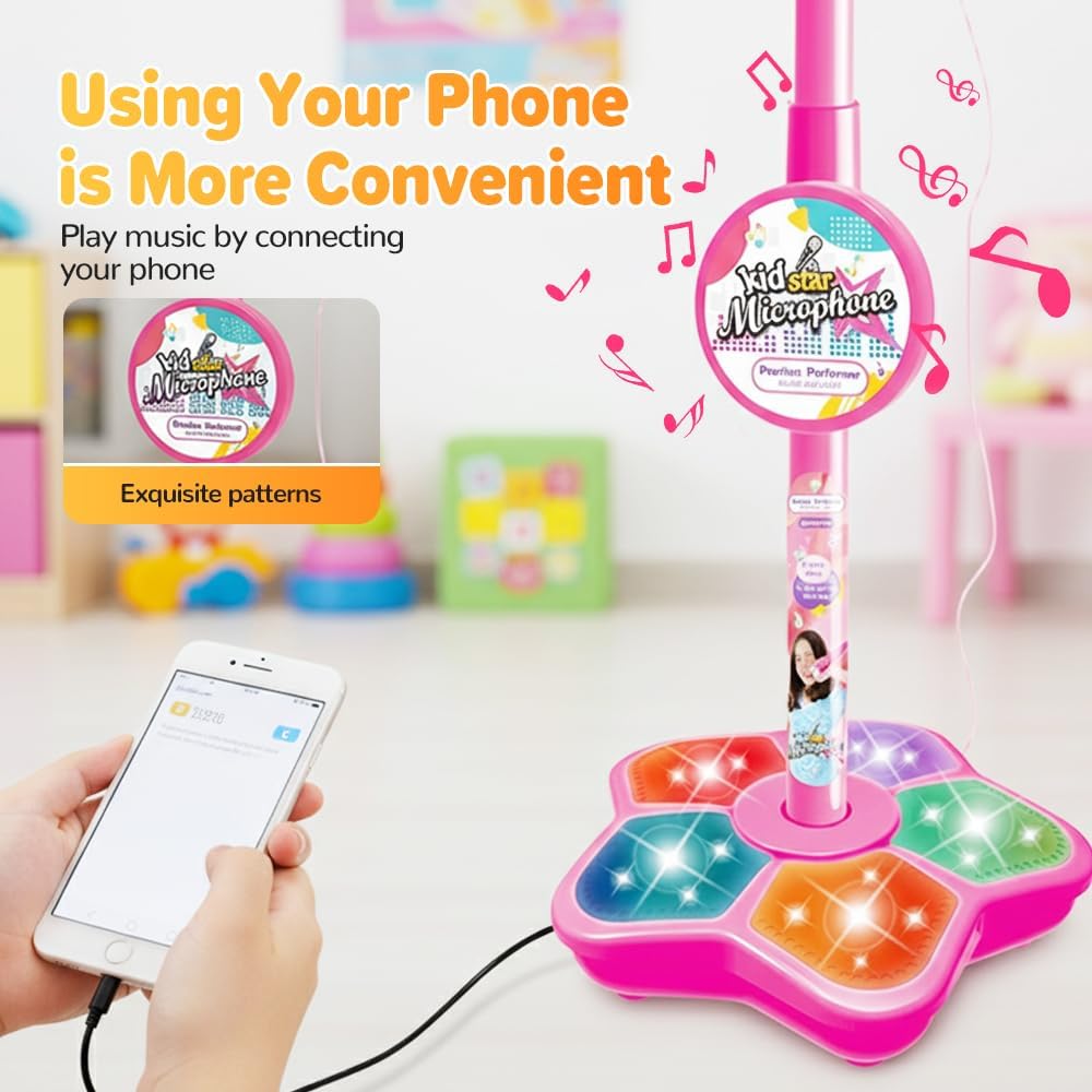 Kids Microphone Stand Toy Port - Kids Microphone Karaoke recension och pris