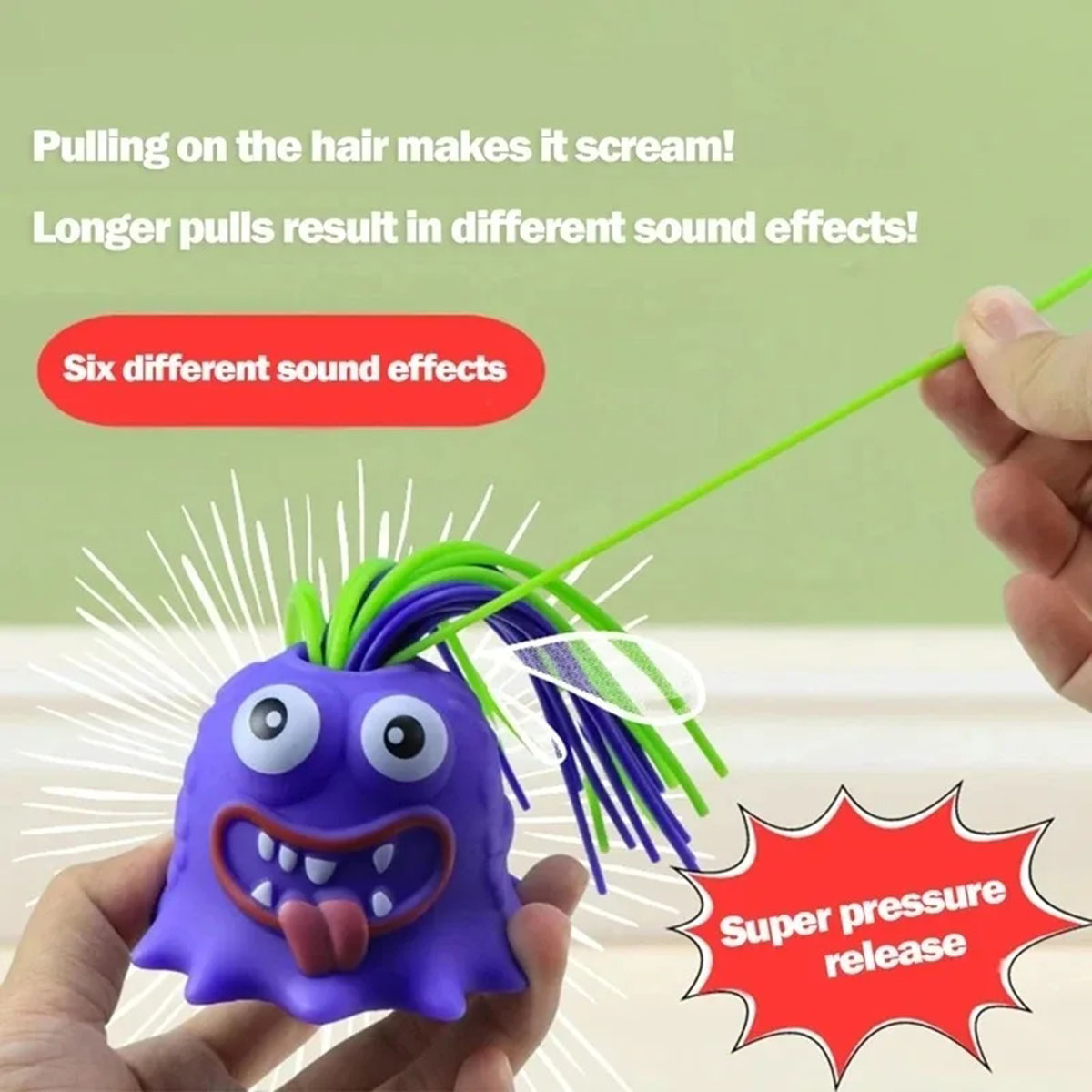 New Novelty Funny Hair Pulling - Kids Toys Easter recension och pris