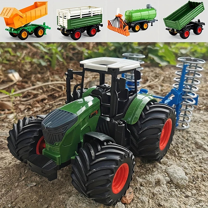 1:24 Inertial Farm Tractor wit - Kids Toys Return Gift recension och pris