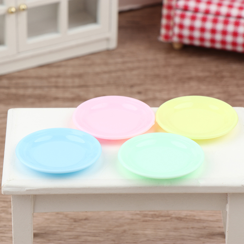 5Pcs Dollhouse Mini Food Plate - Kids Toys Kitchen recension och pris