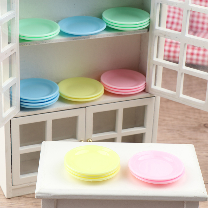 5Pcs Dollhouse Mini Food Plate - Kids Toys Kitchen recension och pris
