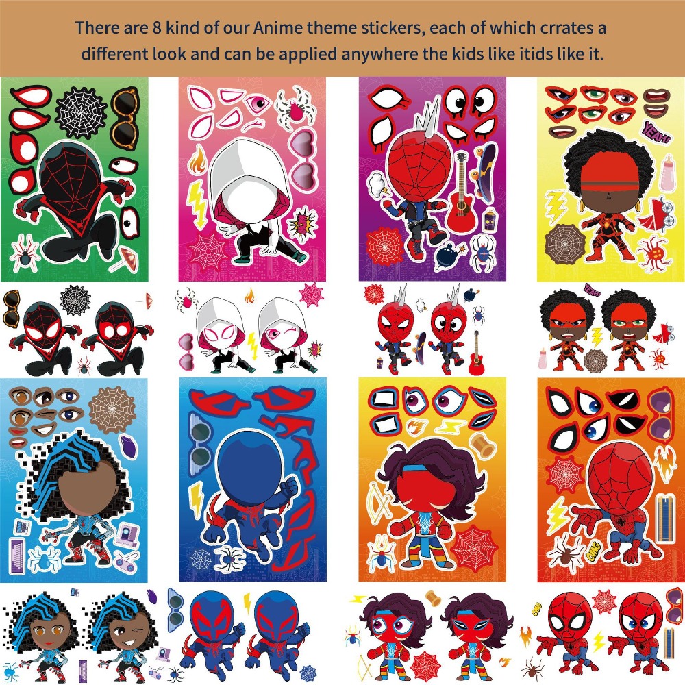 8/24pcs Spider Man  Puzzle Sti - Kids Toys Return Gift recension och pris