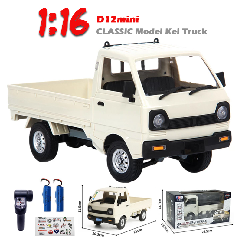 WPL D12 Mini 1:16 RC Car 2.4G  - Kid Toys And More recension och pris