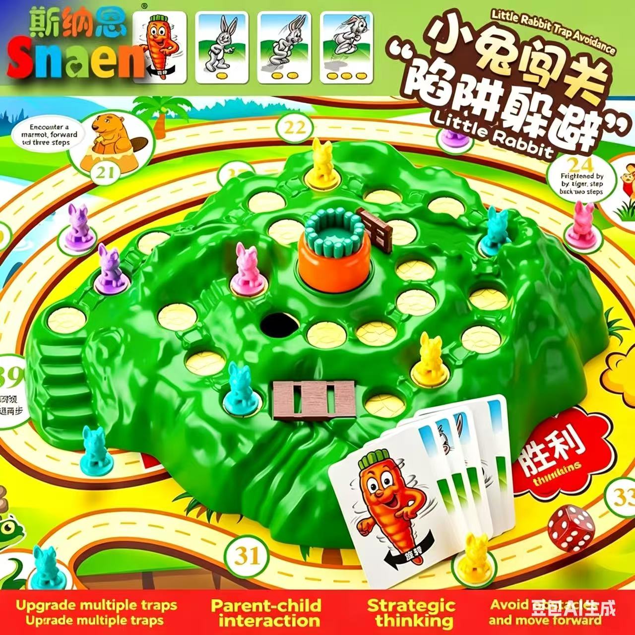Hot Sale Fun Toy Rabbit Trap U - Kids Toys Easter recension och pris