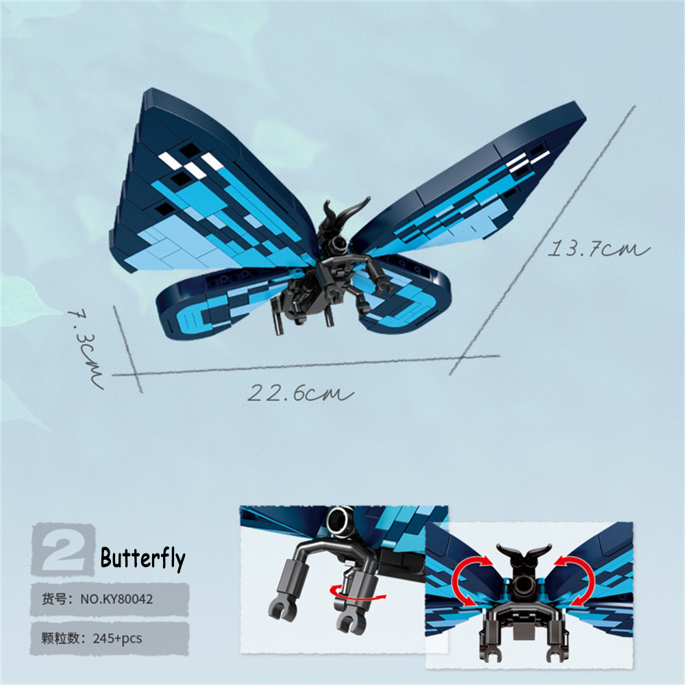 Butterfly Insects Building Blo - Kid Toys And More recension och pris