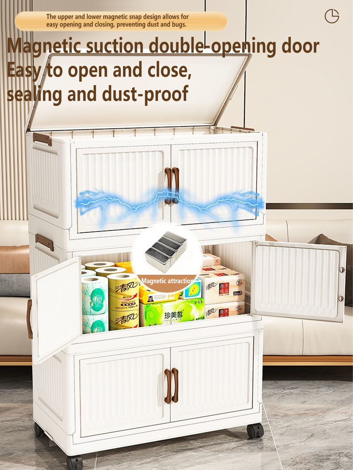 Foldable Plastic Storage Cabin - Kids Toys Home recension och pris