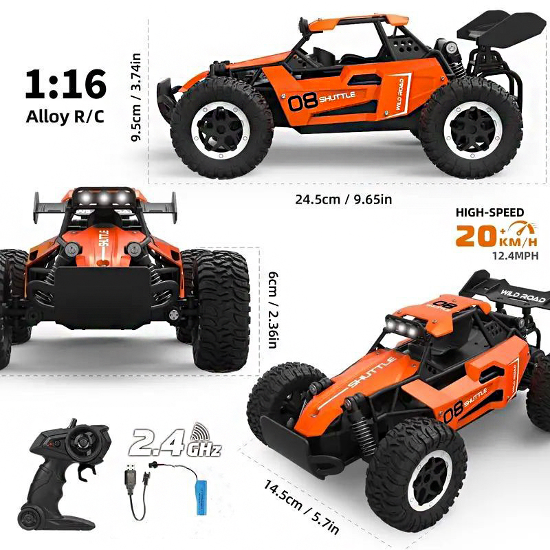 1:16 High-Speed RC Car 2.4G 20 - Kids' Toys Channel recension och pris