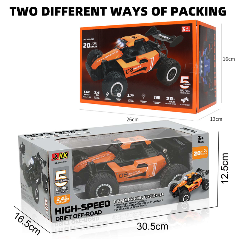 1:16 High-Speed RC Car 2.4G 20 - Kids' Toys Channel recension och pris
