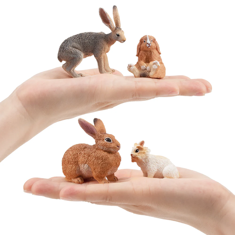 12Pcs Simulation Rabbit Farm A - Kids Toys Easter recension och pris
