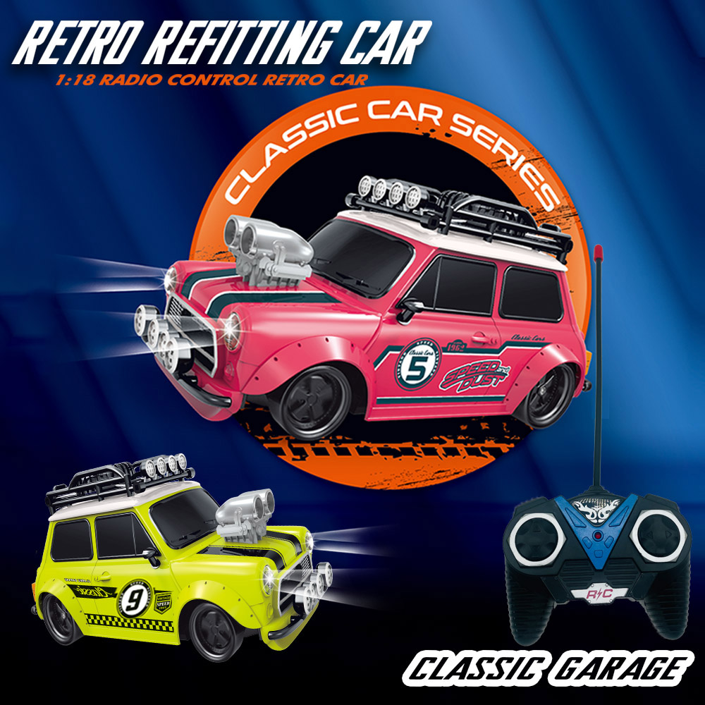 1:18 Retro Refitting MINI Car  - Kids' Toys Channel recension och pris