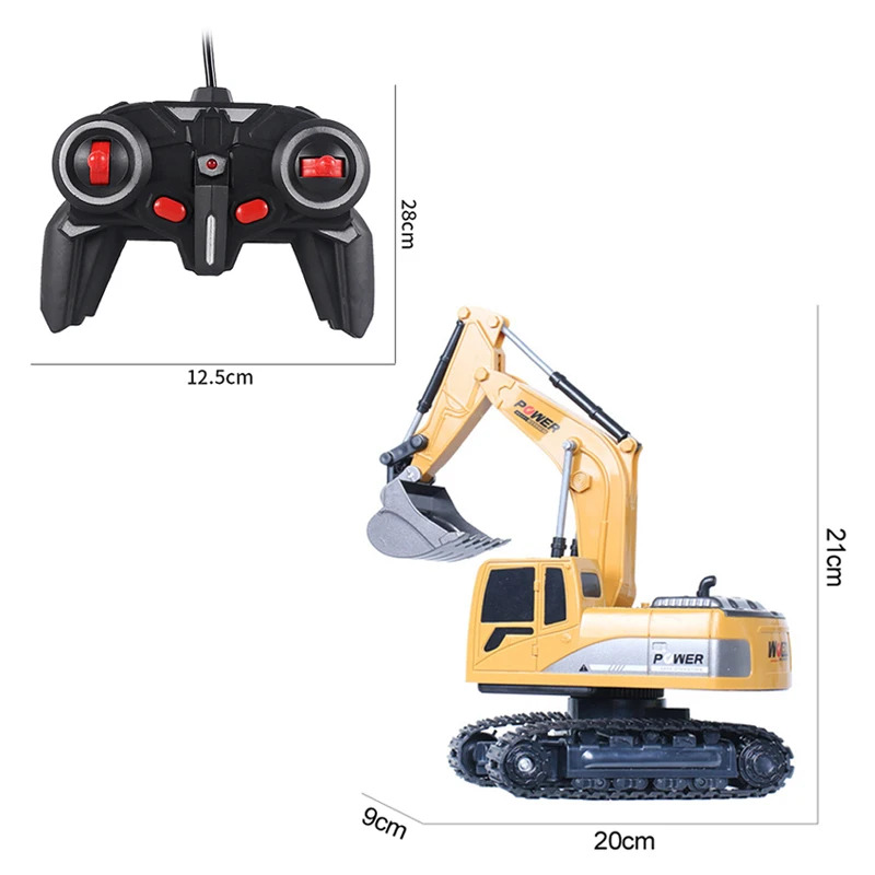 RC Excavator 2.4Ghz 6 Channel  - Kids' Toys Channel recension och pris
