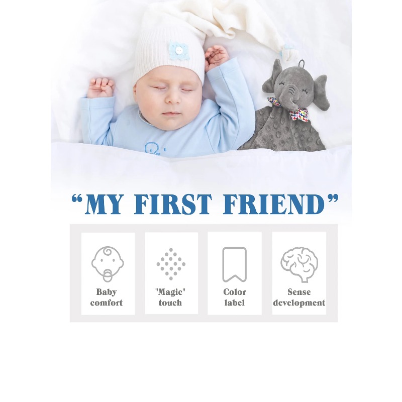 Elephant Baby Comforter Blanke - Kids Toys Elephant recension och pris