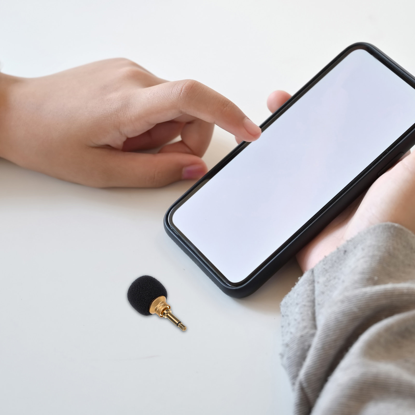 Mini Phone Microphone Gold Por - Kids Microphone Karaoke recension och pris