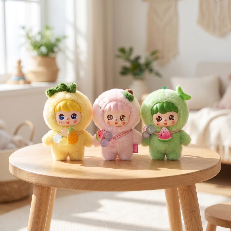 Cute Fruit Plush Doll Keychain - Kids Toys Home recension och pris
