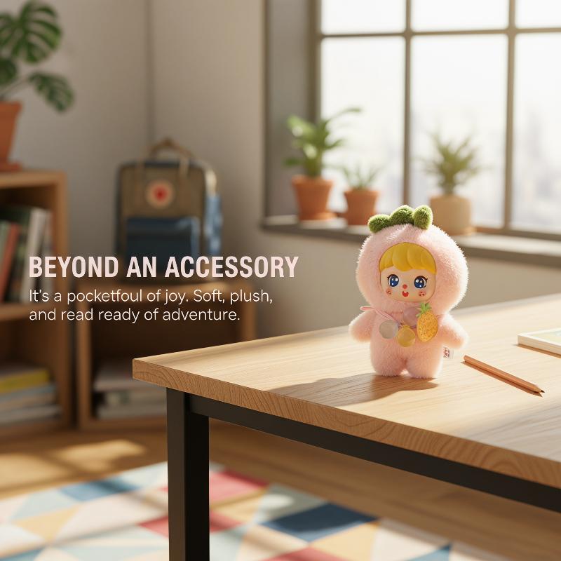 Cute Fruit Plush Doll Keychain - Kids Toys Home recension och pris