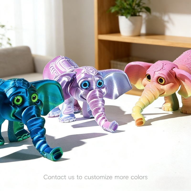 10CM 3D Printed Elephant Model - Kids Toys Elephant recension och pris