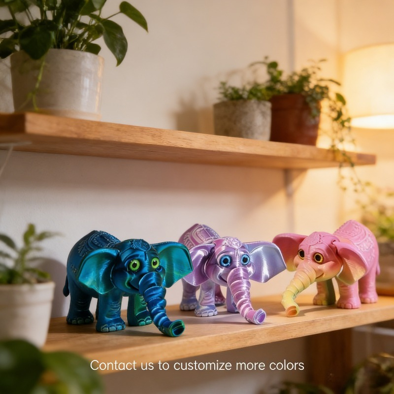 10CM 3D Printed Elephant Model - Kids Toys Elephant recension och pris
