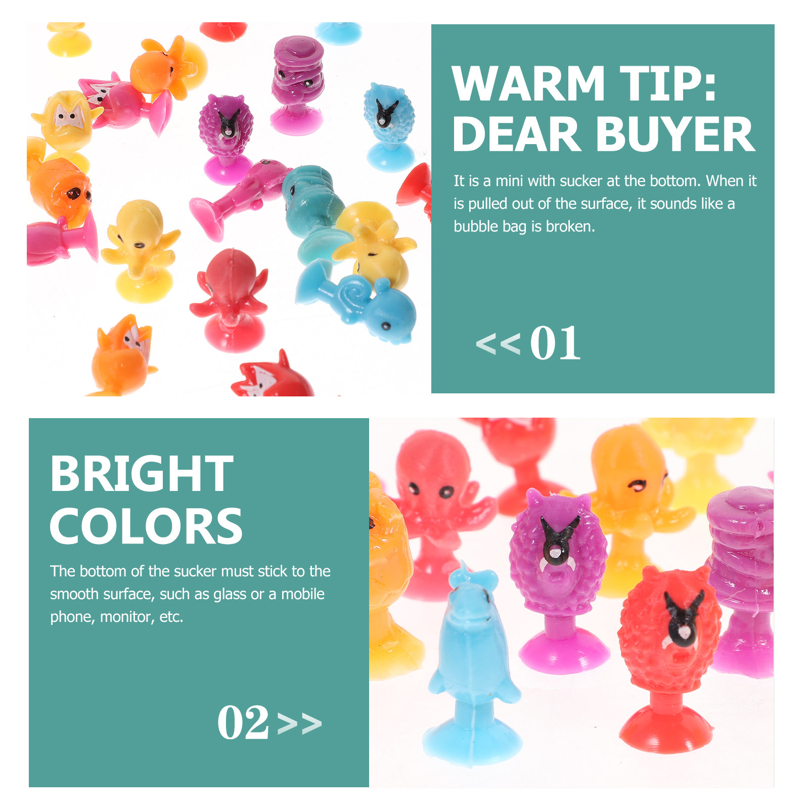 24Pcs Cartoon Plastic Mini Ani - Kids Toys Home recension och pris