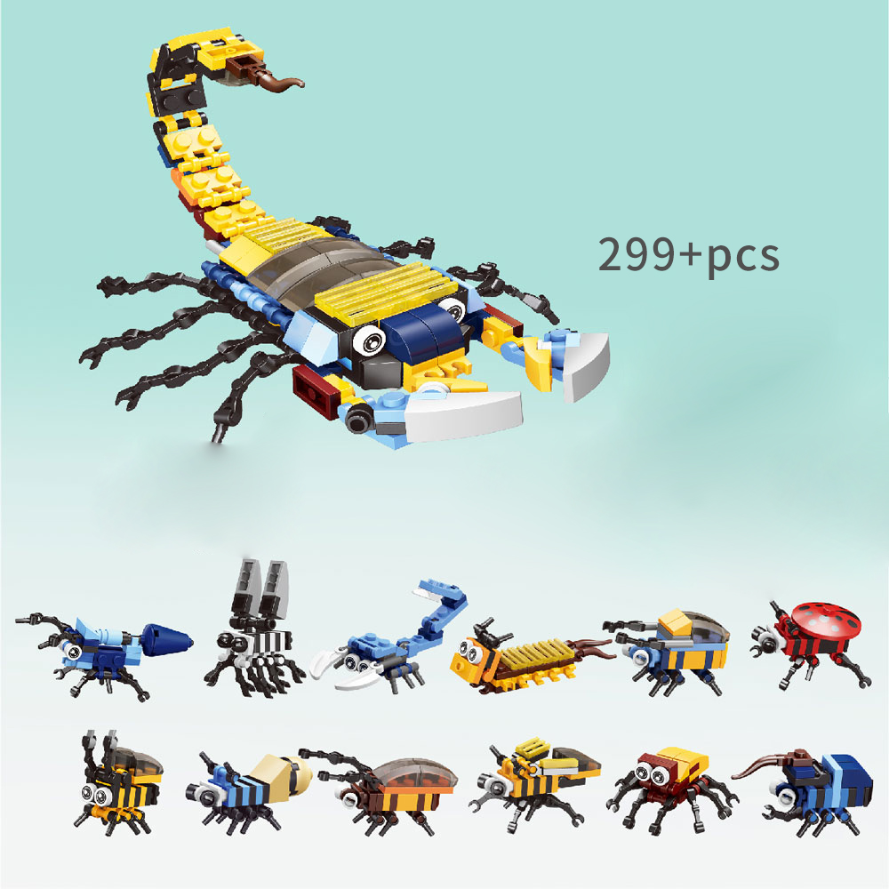 12-in-1 Animal Building Block  - Kids Toys Elephant recension och pris