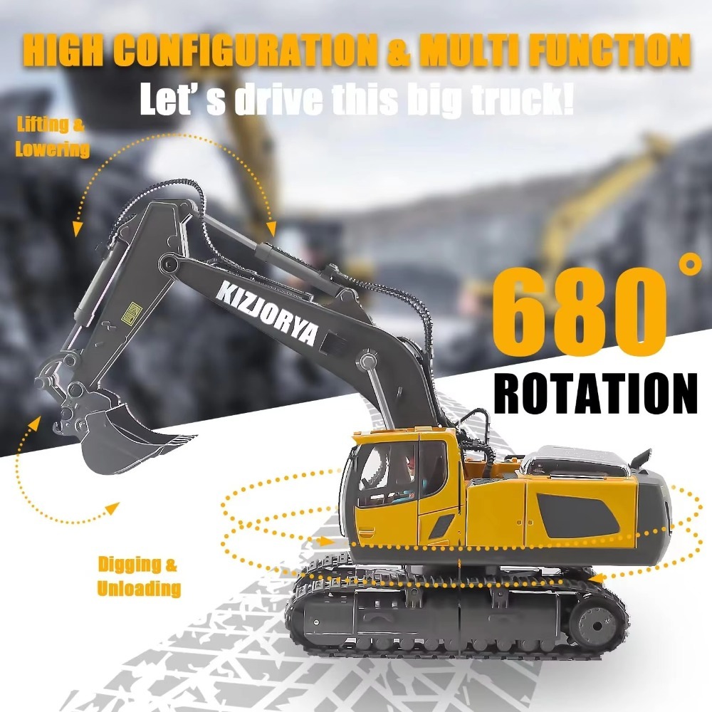 2.4G Remote Control Excavator  - Kids' Toys Channel recension och pris