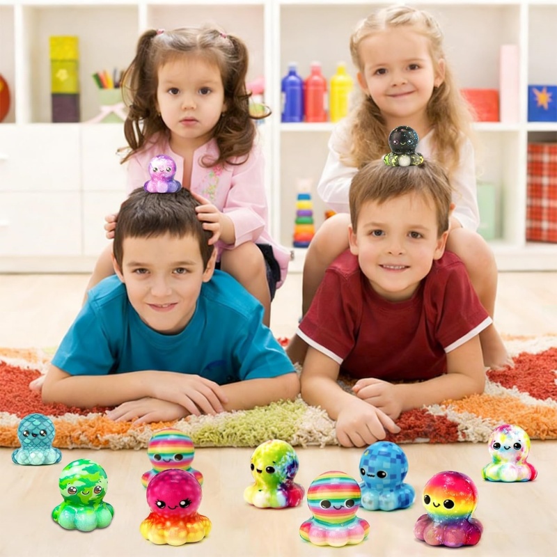 Octopus Slow Squeeze Squishies - Kids Toys Easter recension och pris