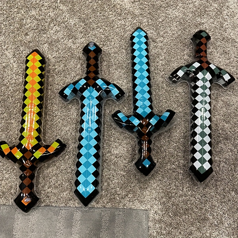 3Pcs Pixel Style Inflatable Sw - Kids Toys Return Gift recension och pris