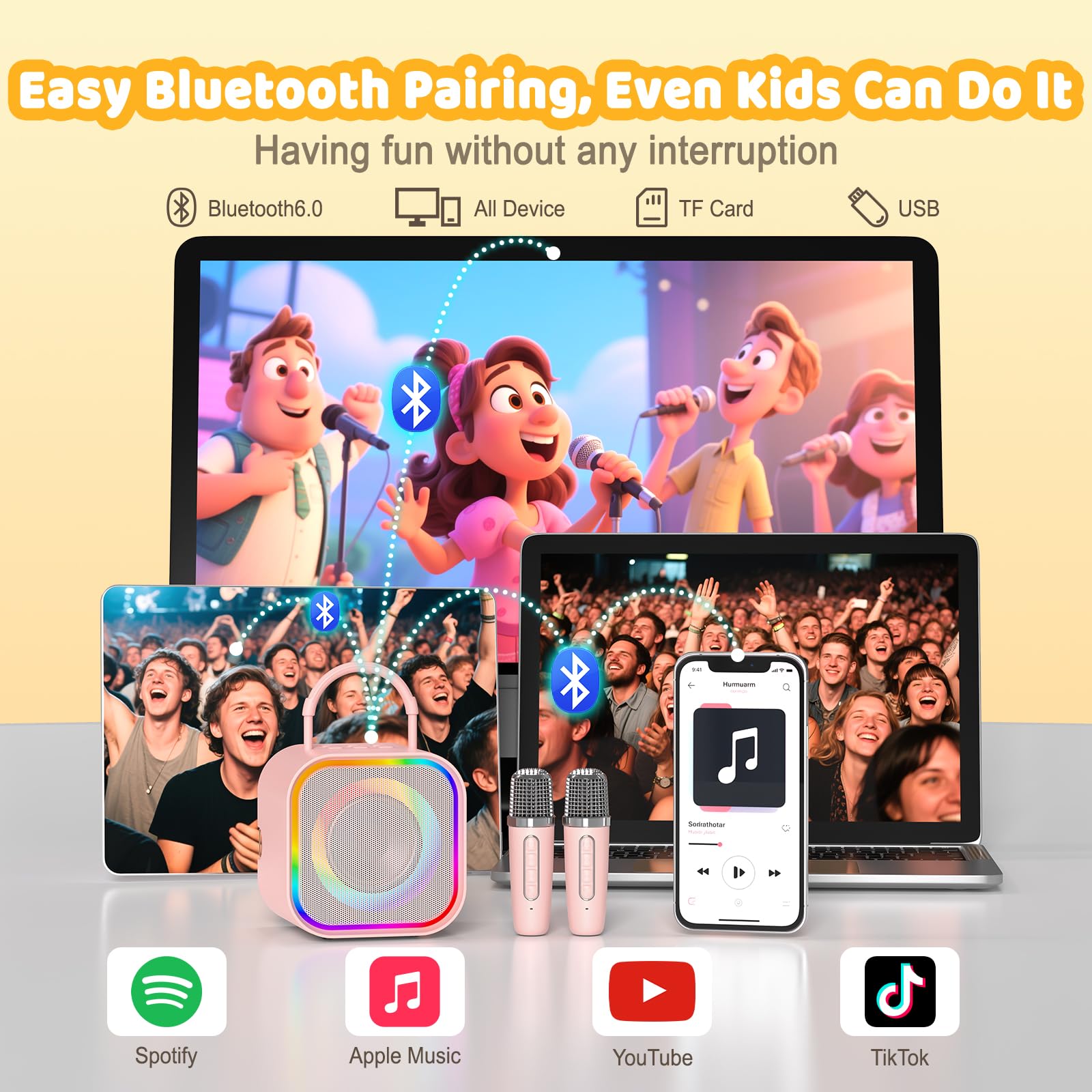 Haomuren Mini Karaoke Machine  - Kids Microphone Karaoke recension och pris