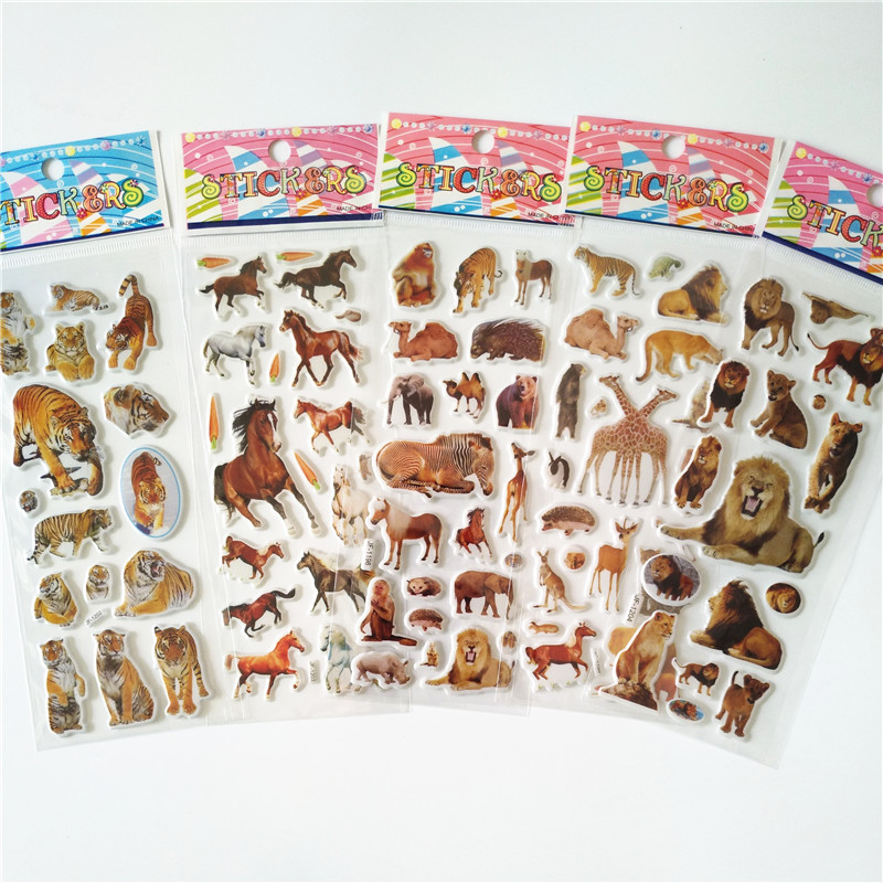 6pcs Wild Animals Style Sticke - Kids Toys Elephant recension och pris