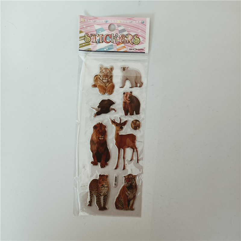 6pcs Wild Animals Style Sticke - Kids Toys Elephant recension och pris