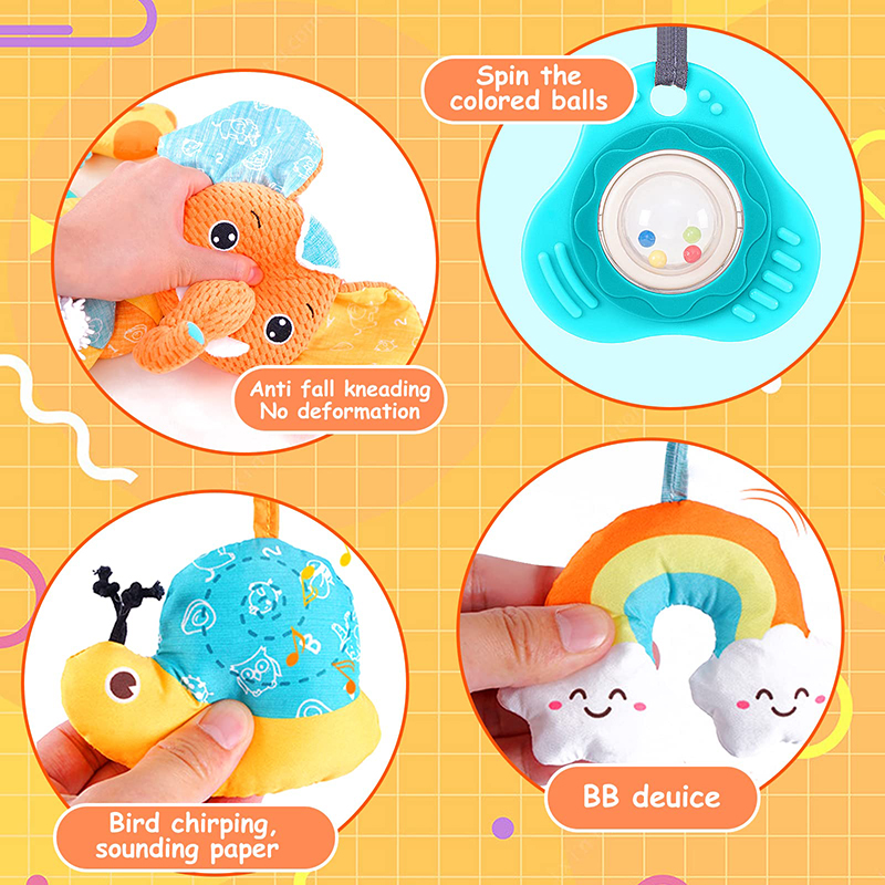Car Seat Toys Infant Color Ele - Kids Toys Elephant recension och pris