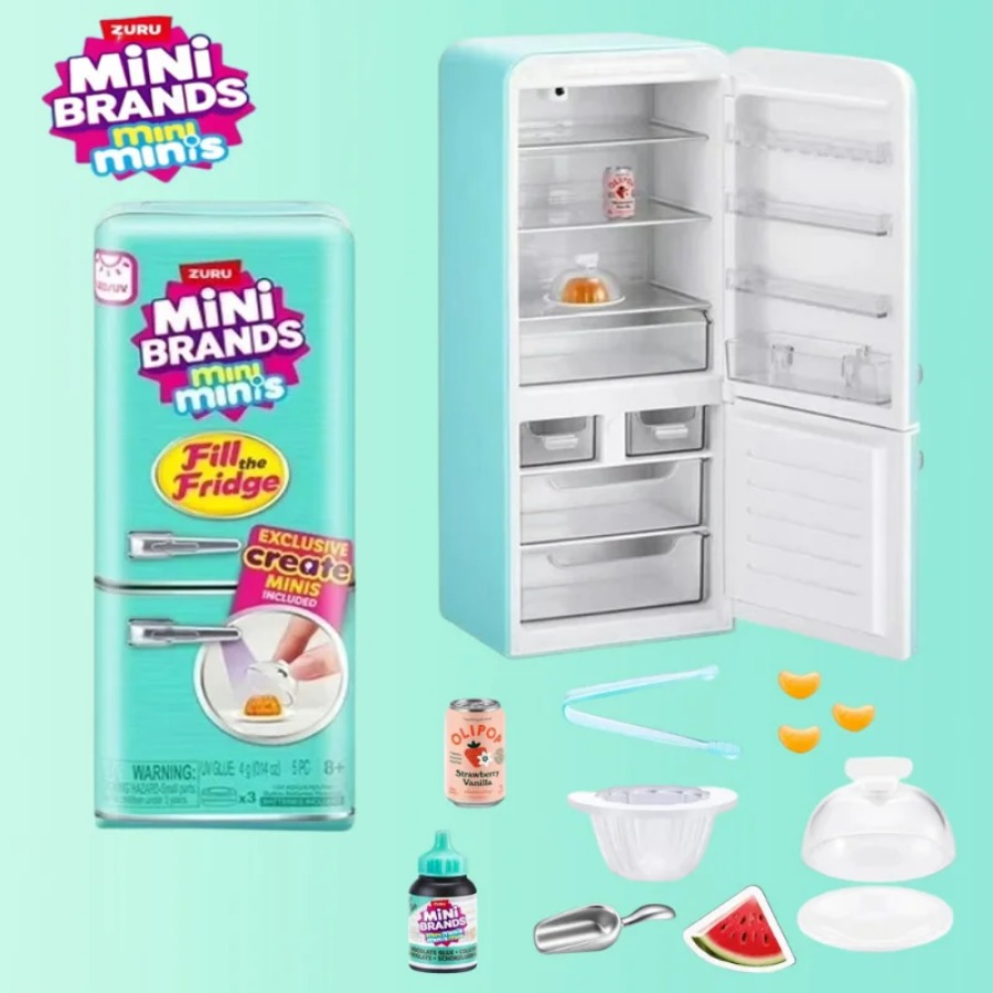ZURU 5 Surprise Mini Fridge Ba - Kids Toys Kitchen recension och pris