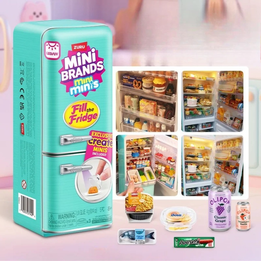 ZURU 5 Surprise Mini Fridge Ba - Kids Toys Kitchen recension och pris