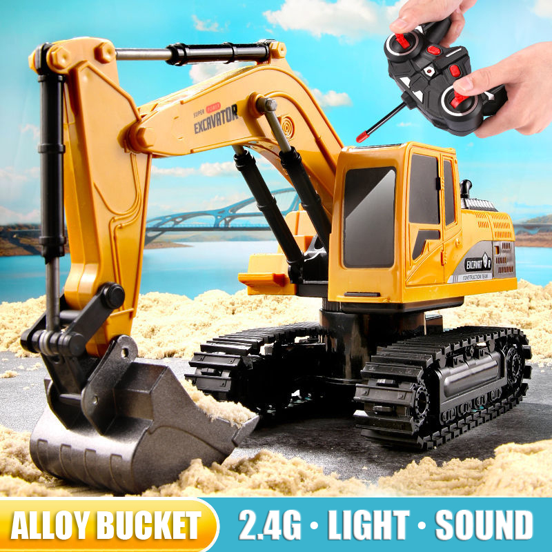 RC Excavator 2.4Ghz 6 Channel  - Kids' Toys Channel recension och pris